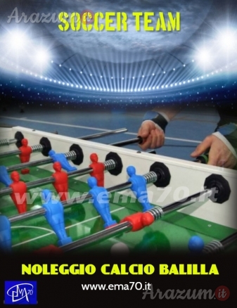 NOLEGGIO CALCIO BALILLA 2 CONTRO 2 - NOLEGGIO  SPETTACOLI - PER EVENTI SPORTIVI – ASSOCIAZIONI – PER EVENTI AZIENDALI - EVENTI PRIVATI - EVENTI PUBBLICI - FAMILY DAY