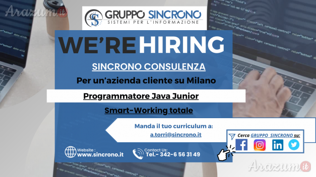 Programmatore Java Junior