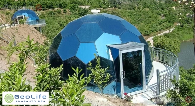 Cupola geodetica In Vetro da 6m di diametro