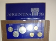 Monete celebrative dei mondiali di calcio Argentina 1978