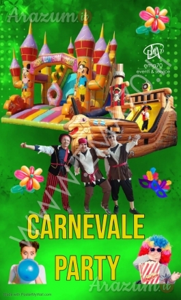 CARNEVALE PARTY– SIMPATICA - ANIMAZIONE PER TUTTA LA FAMIGLIA EMA 70EVENTI – EVENTI DI PIAZZA – EVENTI PRIVATI – EVENTI AZIENDALI