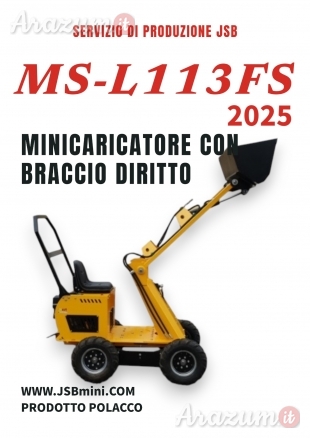 MINI PALA GOMMATA CON BRACCIO DRITTO MS-L113FS JSB - IT